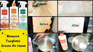 How To Remove Tough Stains At Home | VOOKI Products Review