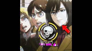 「MIKASA'S REACTION TO HISTORIA PUNCHING LEVI💀」||AOT edit#trendingshorts#viralshorts#aot#levi#mikasa