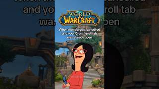 When the raid gets cancelled and your Crunchyroll tab was already open #worldofwarcraft #warcraft