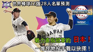 戰力直指冠軍的日本！一堆怪物投手難以抉擇！世界棒球12強28人名單預測【紫風聊棒球-Ep.295】