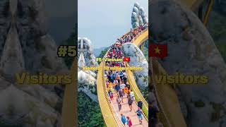 top 10 most visited asia's country# shorts