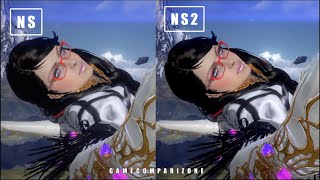 BAYONETTA 3 Nintendo Switch 2 vs 1 Full HD comparison