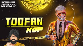 TOOFAN _ KGF CHAPTER 2 | BGMI PUBG BEAT SYNC MONTAGE | #GavuGaming #Agent47gamingindia THE KING YT 😇