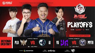 🟥 [MM] MSL MM 2025 Season 1 | Playoff Stage | D1