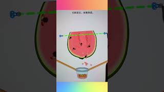 Cut the fruit and collect the juice. #어몽 #어몽어스 #gameshorts #game #shorts