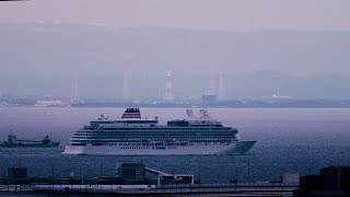 飛鳥III - Asuka III -　離岸・出航（横浜港大さん橋）　[4K](2025年7月12日)