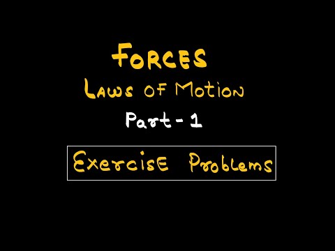 Force and  laws of motion | Ncert Chapter 9 Problems| Class 9 science | Part 1