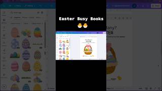 Tutorial coming soon - stay tuned!🐣 #canva #canvatips #easter #happyeaster #busybook