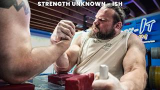 Learning What It Takes To Be The Best Arm Wrestler - Strength Unknown