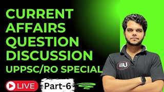 MOST IMPORTANT CURRENT AFFAIRS QUESTION |MISSION UPPSC PRE |PART-6 #upschindi #uppcsprelims #pallav