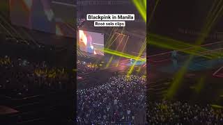 Rosé's solo clips. #blackpink #blackpinkinmanila #bornpink #philippinearena #rosésolo #rosé