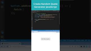 Generate Random Quote using JavaScript