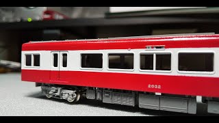 ｸﾞﾘｰﾝﾏｯｸｽ京急2000形キット製作動画　１７（Nゲージ鉄道模型）