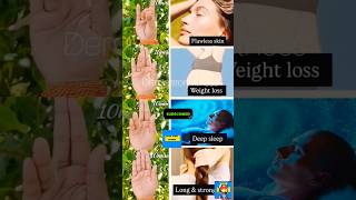 Hand mudra for fair skin #weightloss #fatloss #stronghair #deepsleep #glassskin #demicstoryfitness