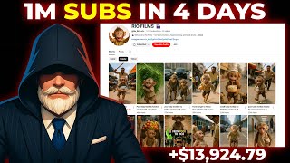 How to create Viral cute monkey Shorts videos with 100% FREE tool!
