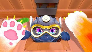 We Built the ULTIMATE Secret Base - I Am Cat VR (Multiplayer)