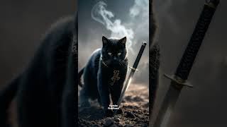 kucing hitam yang lucu