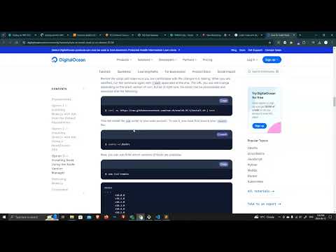 Nuxt to AWS EC2 - Part 9 of 11 - Install Node