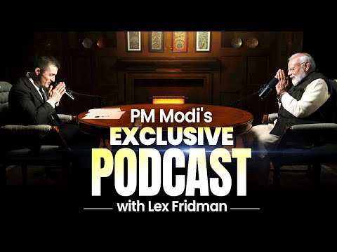 LIVE: PM Modi in conversation with  @lexfridman | #PMModiPodcast