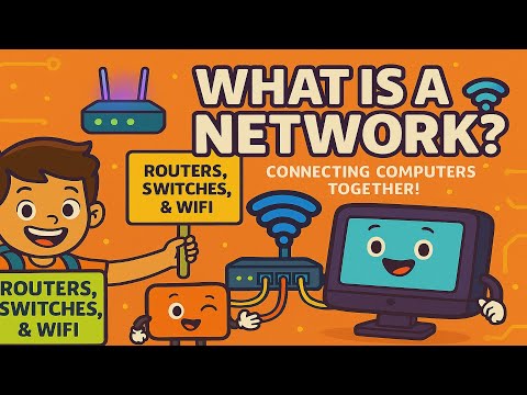 What is a Network? 🌐🖥️ | Routers, Switches & Wi-Fi Explained for Kids | Lil’ Coders