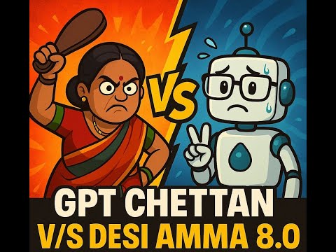 When Indian Malayali Amma Roasted GPT AI – Chappal vs Chatbot! 🤯😂|💥 GPT Chettan vs Amma 8.0 💪