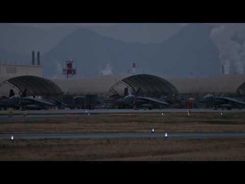 美國陸戰隊F-35B戰機抵達日本岩國基地