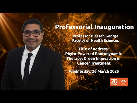 Professorial Inauguration: Professor Blassan George | Faculty of Health Sciences