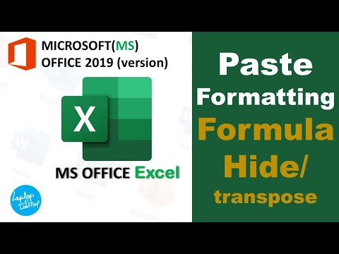 Paste Formatting (FORMULA HIDE)