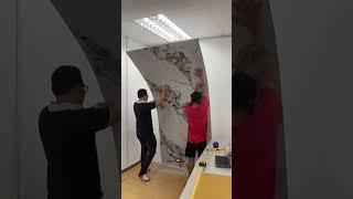 Installation of High Gloss Finish UV Board