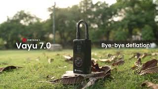 Portronics Vayu 7.0 Tyre Inflator – Inflate Smarter, Travel Safer
