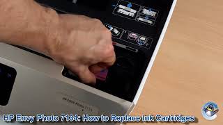 HP Envy Photo 7134: How to Replace Ink Cartridges