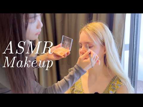 ASMR Natural Korean Style Makeup (Unintentional ASMR)