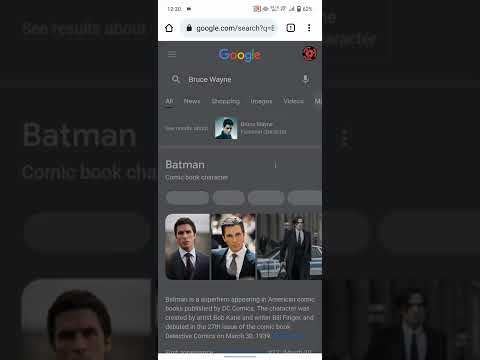 Cool "The Batman" Easter egg on google