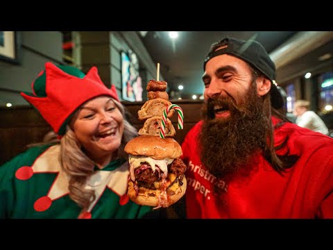 24 HOURS EATING FESTIVE FAST FOOD SPECIALS | BeardMeatsFood