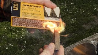 用甘蔗做的火柴，燃燒長達7分鐘，大風都吹不滅