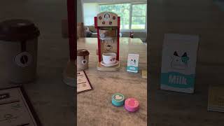 Wooden Coffee Maker Set: Perfect Pretend Play for Toddlers! #toddlertoys