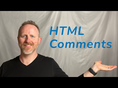Write Comments in HTML
