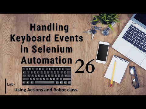 Handling Keyboard events in Selenium Automation II WebDriver Selenium Automation
