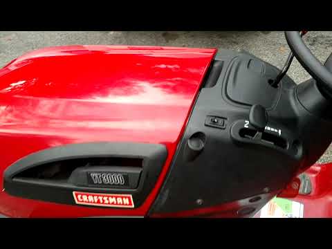 Craftsman YT3000 Tractor Running