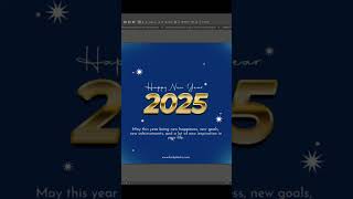 New year Post for hiskytech software company #creative #design #graphicdesign #viralvideo