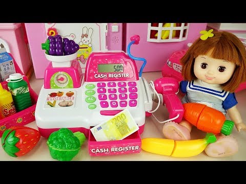 Baby Doli cash register and pink car shopping