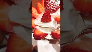 🍓🍨 いちごパフェ & チーズタルト📍岩手県盛岡市 (Morioka, Iwate) #japanesedessert #日本美食 #parfait #岩手旅行 #日本甜品 #일본여행