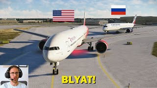 RUSSIAN Rush Hour in Microsoft Flight Simulator! Full Flight with ATC (VATSIM)