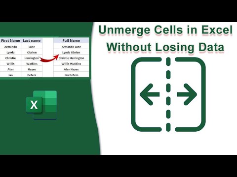 How to Unmerge Cells in Excel Without Losing Data – Quick Tutorial! | Excel Tech & Tricks