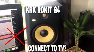 ✅  Can You Connect KRK Rokit To TV? 🔴