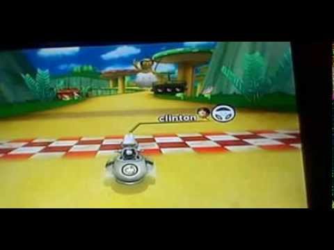 mario kart wii mushroom cup time trial mushroom george