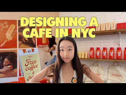 how I designed a pop-up cafe in new york city