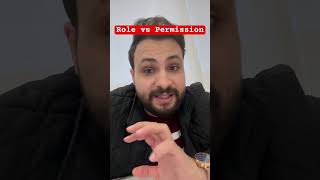 Role vs Permission #role #permission #springboot #springsecurity #java #javamastery #abughazaleh