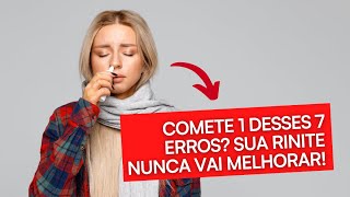 7 mistakes that prevent your rhinitis from improving (and how to avoid them)