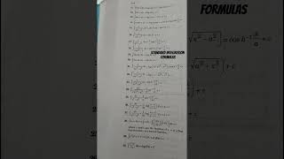 Some standard integration formulas #gate #gate2025 #gateexam #gatemathematics #integration #formulas